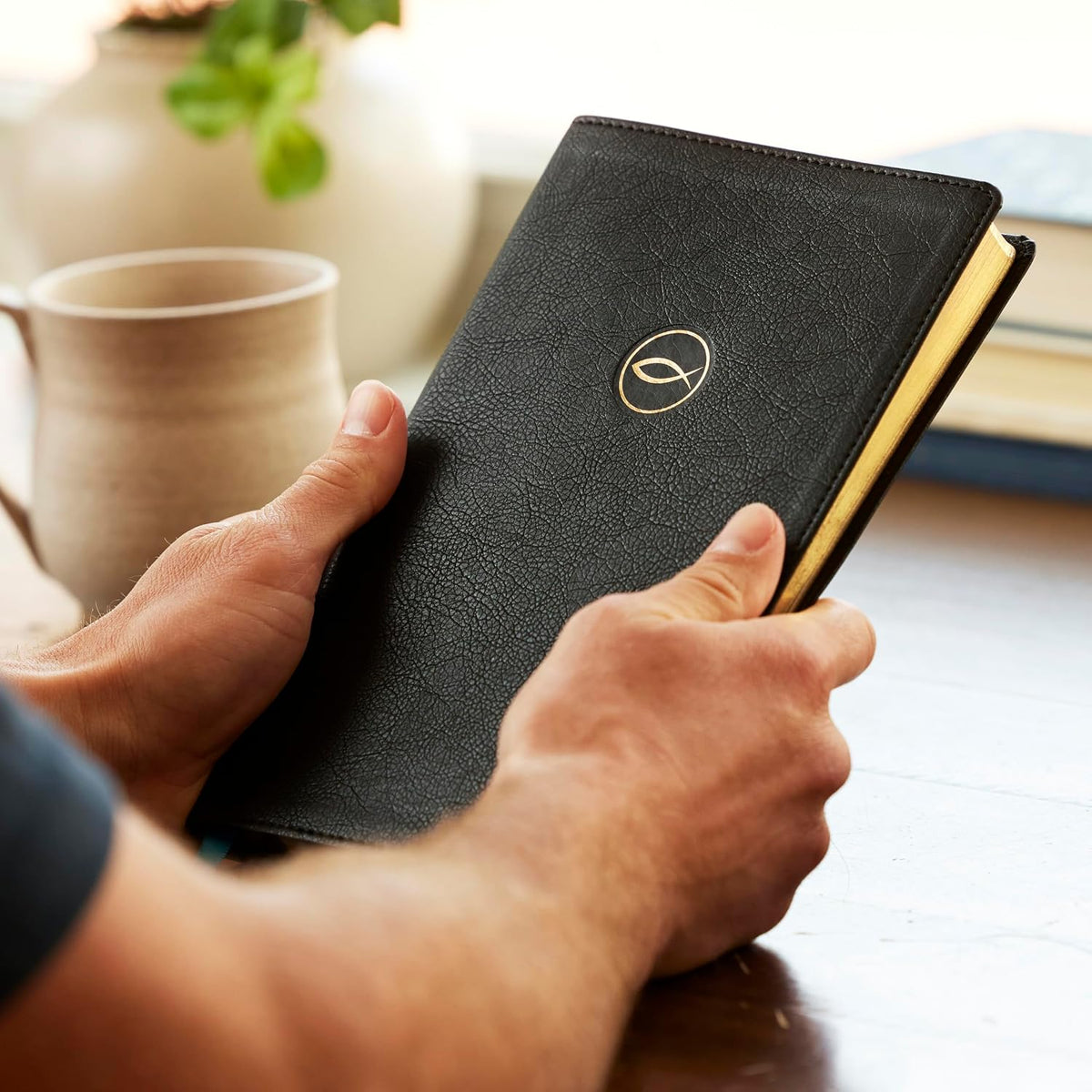 NKJV Spurgeon and the Church, Acts - Revelation - Black Leathersoft