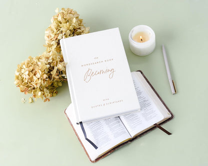 The Becoming Wordsearch Book: 72 Inspirational Search Puzzle Activities to Embrace God's Purpose