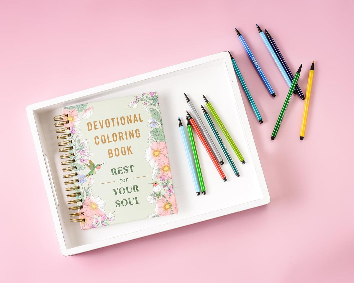 Rest For Your Soul: Devotional Adult Coloring Book