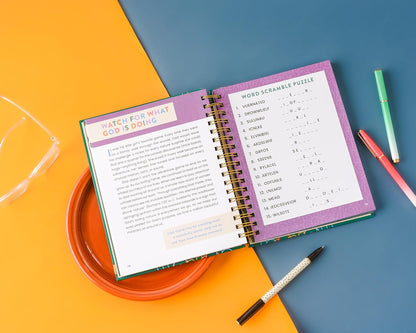Celebrate God's Goodness: Devotional Word Scramble Book