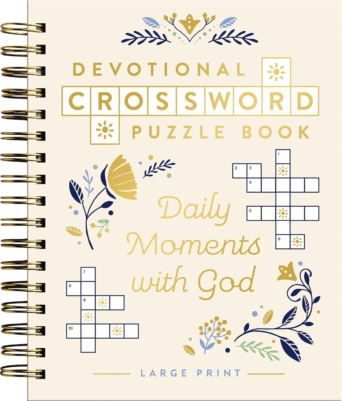 Daily Moments with God: Devotional Crossword Puzzle Book