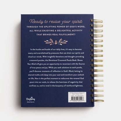 Renew Your Mind: Devotional Crossword Puzzle Book