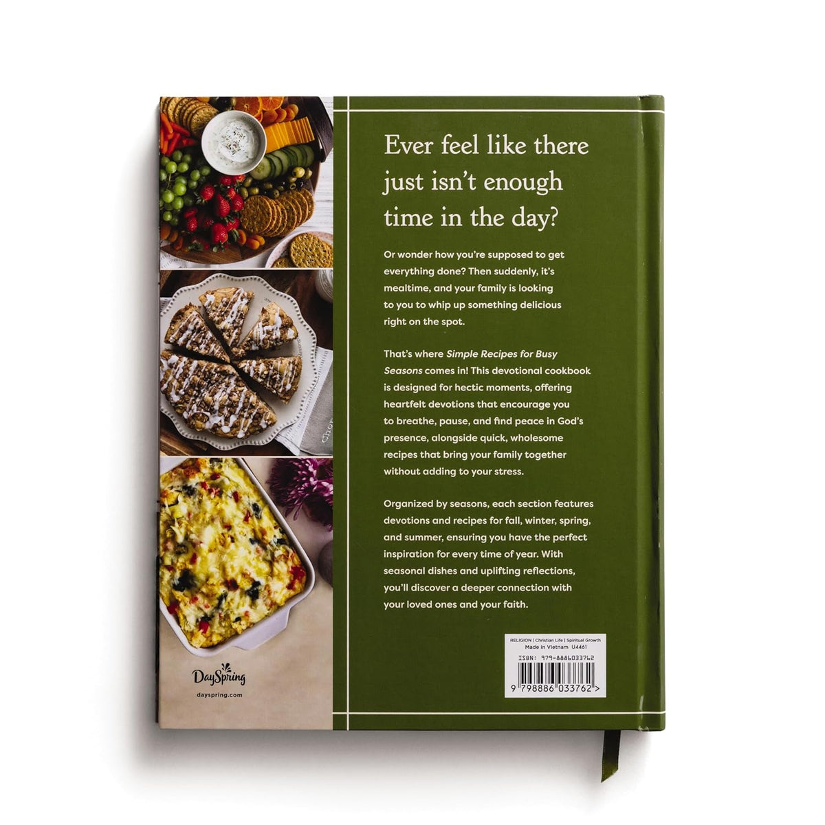 Simple Recipes for Busy Seasons: Devotional Cookbook