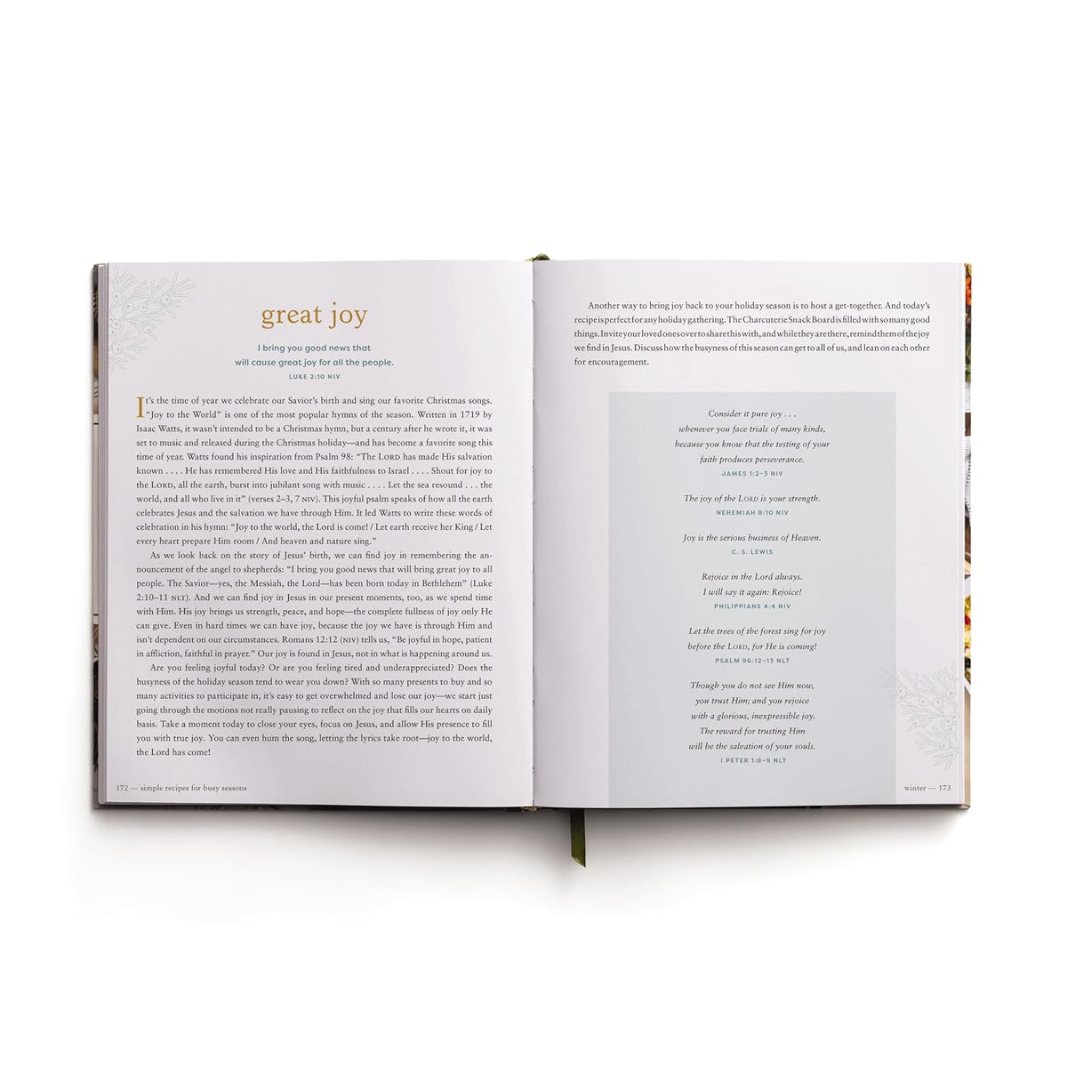 Simple Recipes for Busy Seasons: Devotional Cookbook