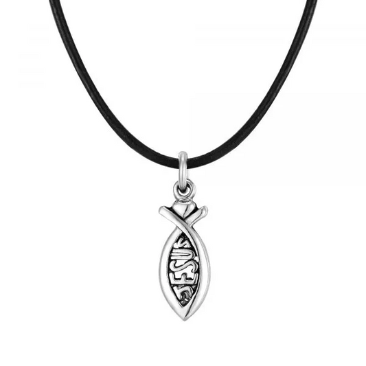 Stainless Steel Jesus/Fish - The Christian Gift Company