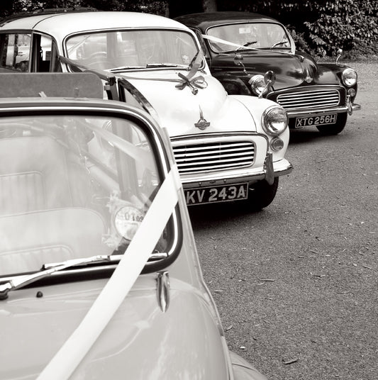 Wedding Day Card - Morris Minors - The Christian Gift Company