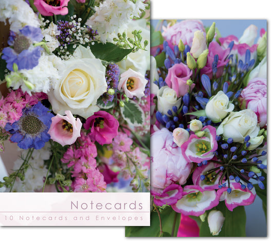 Notecard Wallet - Floral Bouquets (10 cards) - The Christian Gift Company