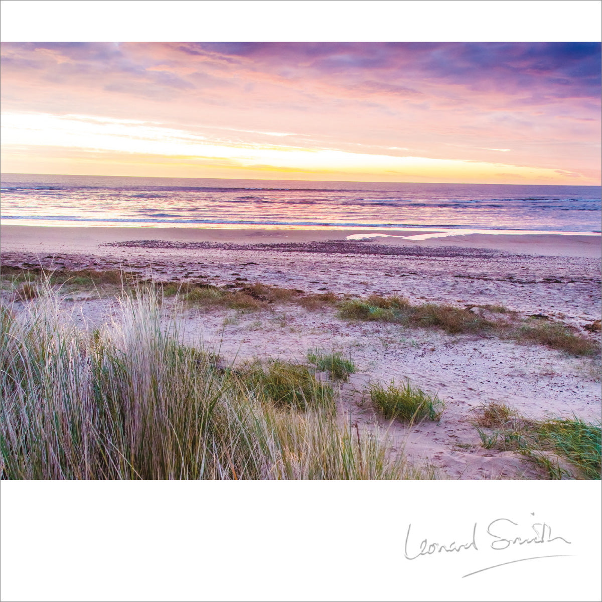 Blank Card - Northumberland Coast - The Christian Gift Company