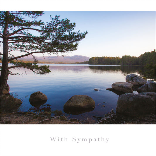 Sympathy Card - Loch Garten - The Christian Gift Company