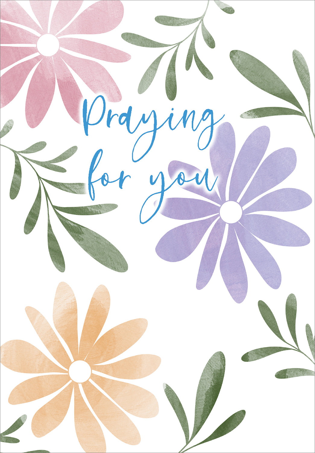 Praying For You Card - Flowers - The Christian Gift Company