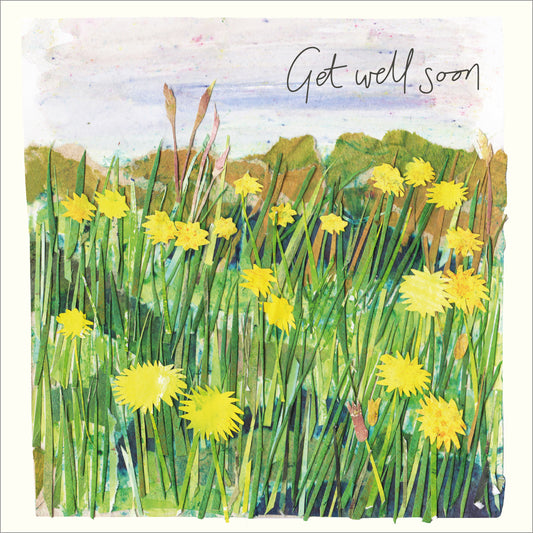 Get Well Card - Flower Meadow - The Christian Gift Company