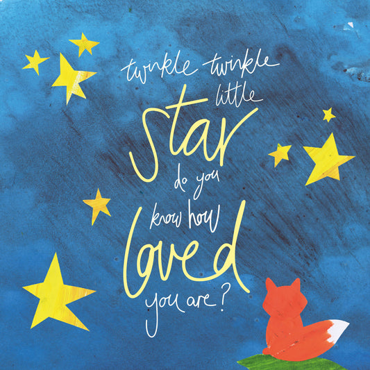 New Baby Boy Card - Twinkle Twinkle - The Christian Gift Company