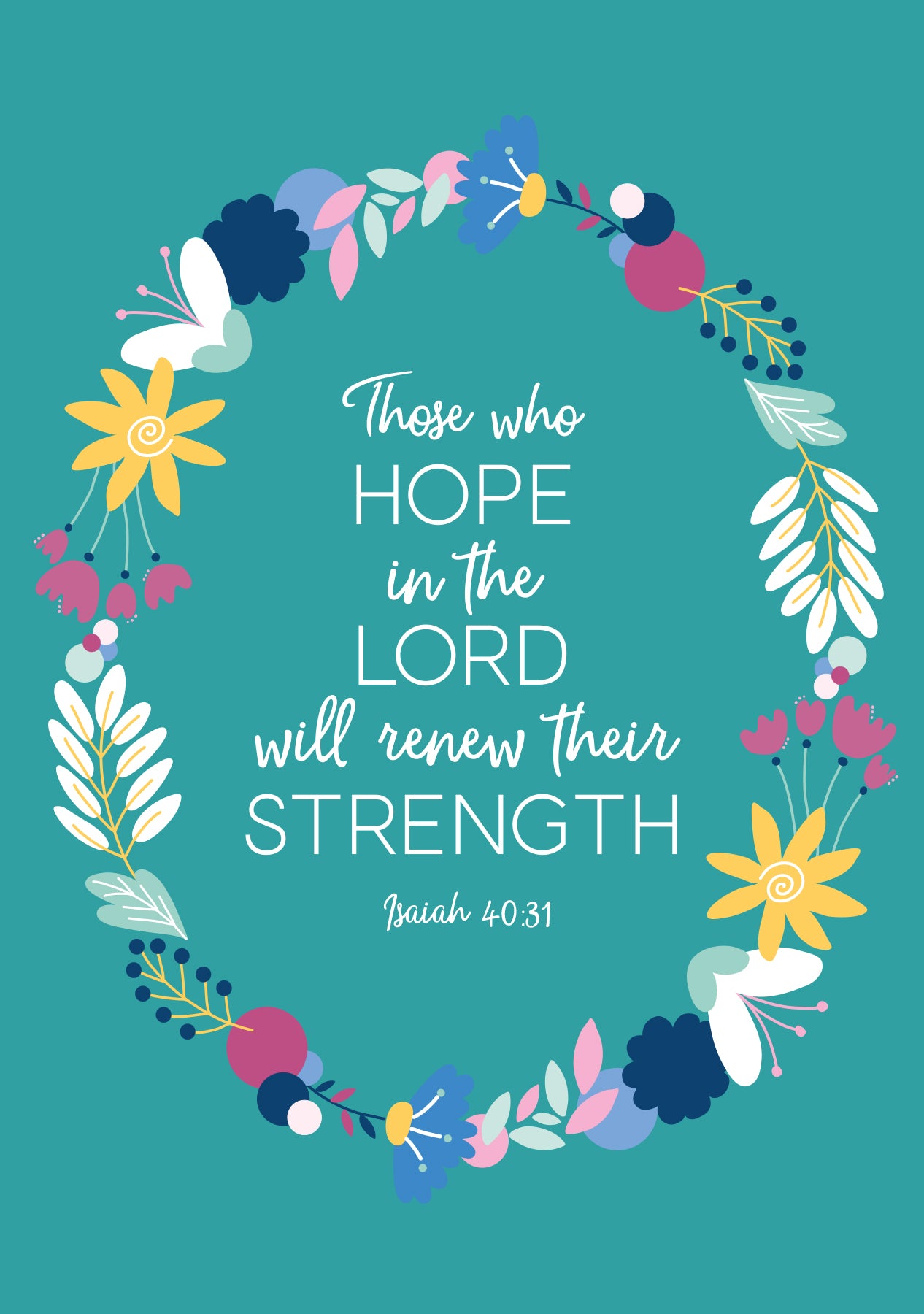 Encouragement Card - Renewed Strength - The Christian Gift Company