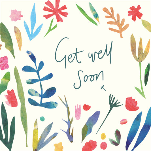 Get Well Card - Flower Patch - The Christian Gift Company