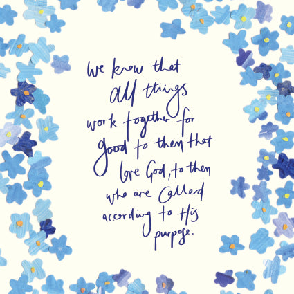 Thinking of You Card - All Things Work Together For Good - The Christian Gift Company