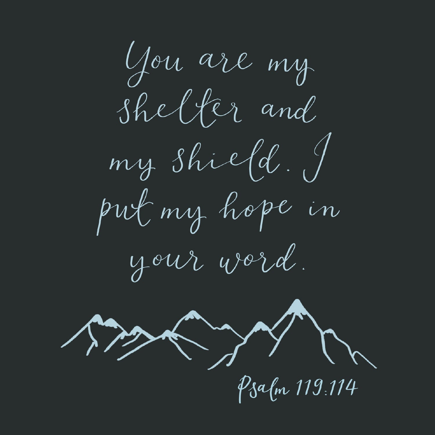 Sympathy Card - Shelter And Shield - The Christian Gift Company