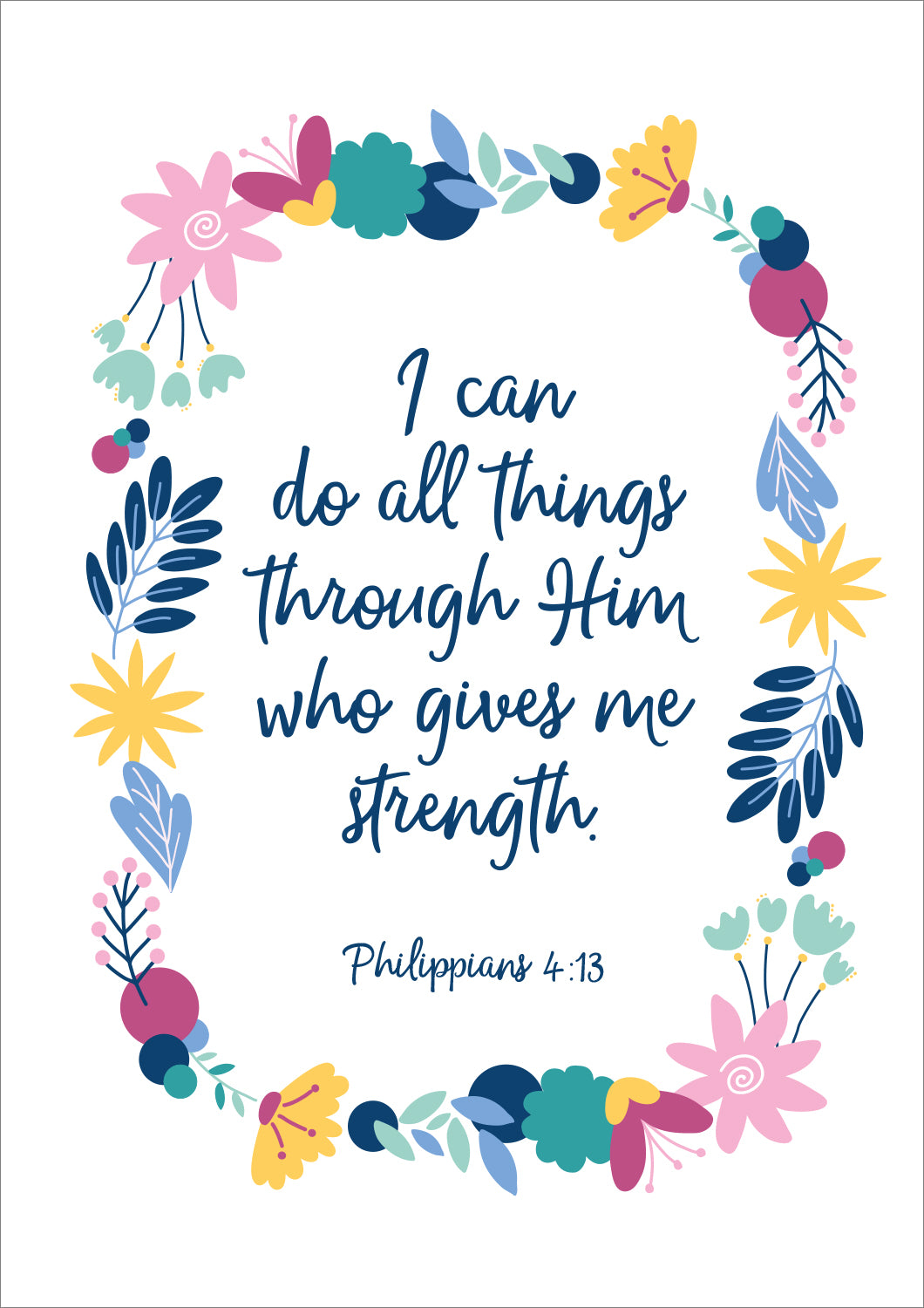 Thinking of You Card - I Can Do All Things