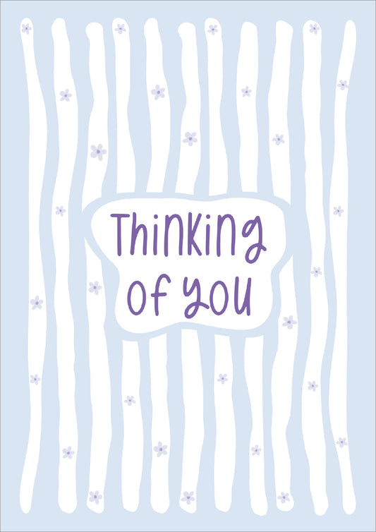 Thinking of You Card - Forget-me-Nots