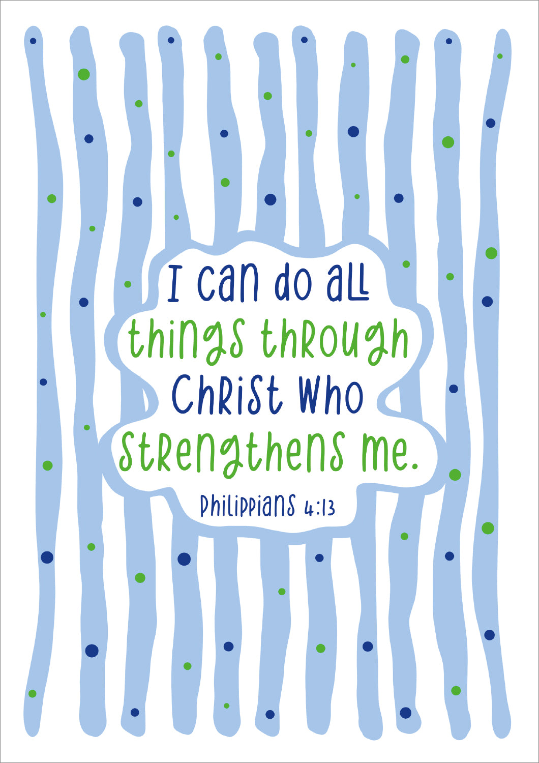 Encouragement Card - I Can Do All Things