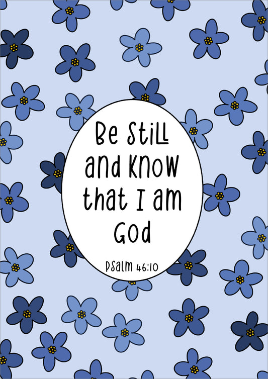 Encouragement Card - Be Still And Know