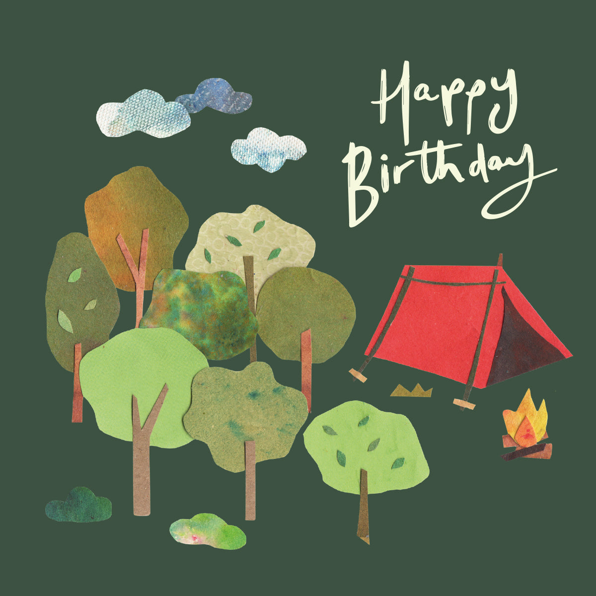 Birthday Card - Camping