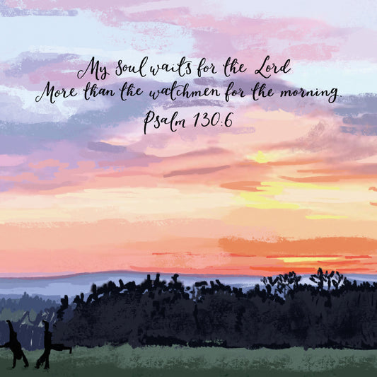 Praying For You Card - My Soul Waits