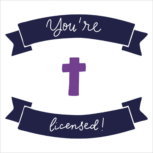 Licensing Card - You're Licensed!