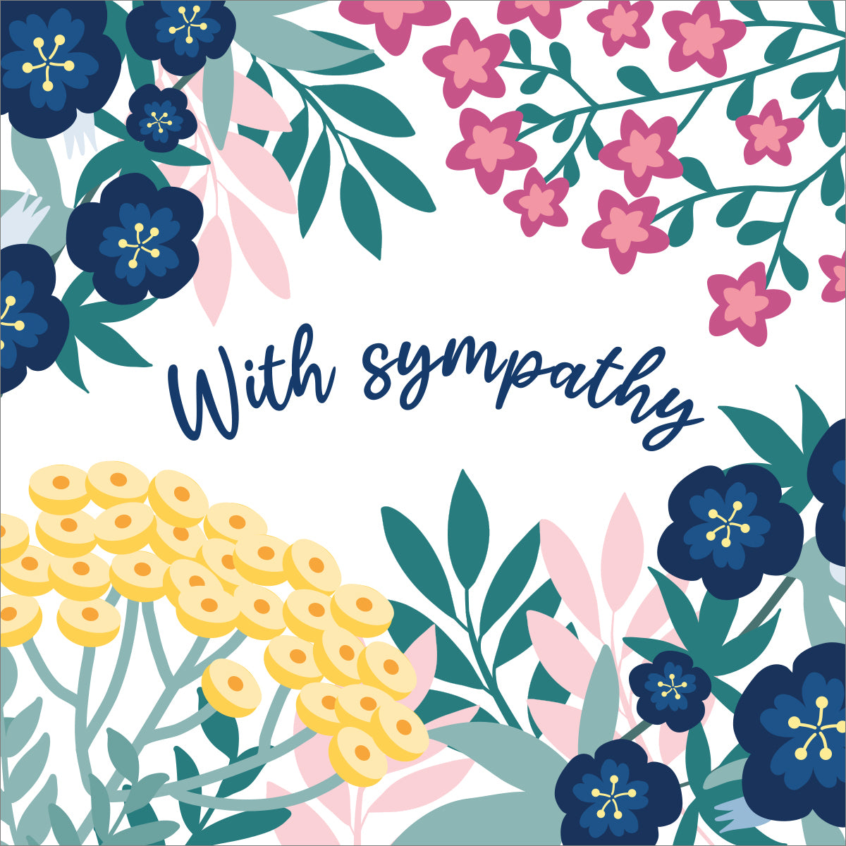 Sympathy Card - Floral