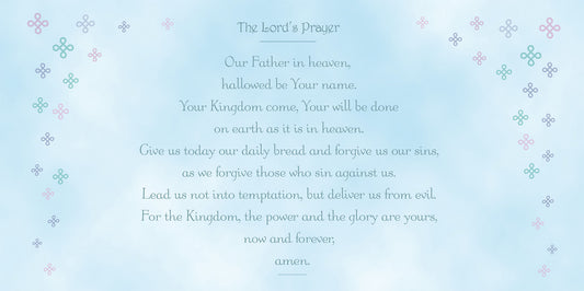 Small Wall Plaque - The Lord's Prayer - The Christian Gift Company
