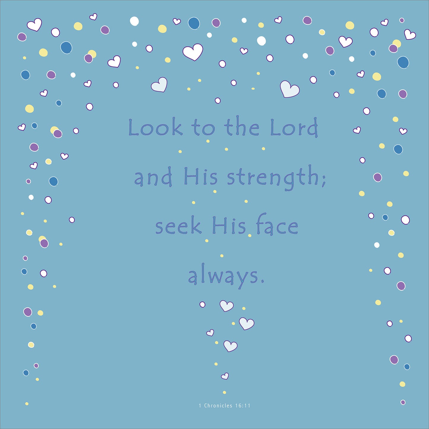 Square Wall Plaque - Look to the Lord - The Christian Gift Company