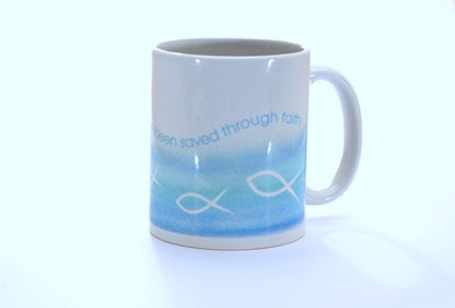 Ceramic Mug - Icthus: For By Grace - The Christian Gift Company