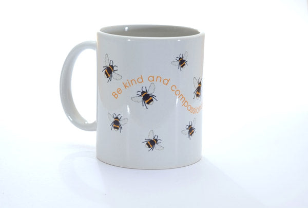 Ceramic Mug - Bees: Be Kind and Compassionate… - The Christian Gift Company