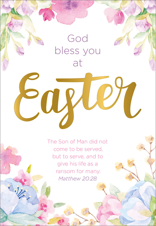 Compassion Charity Easter Cards - God Bless You At Easter (pack of 5) - The Christian Gift Company