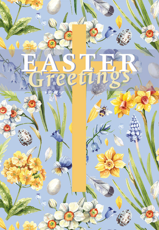 Compassion Charity Easter Cards - Wildflower Cross (pack of 5) - The Christian Gift Company