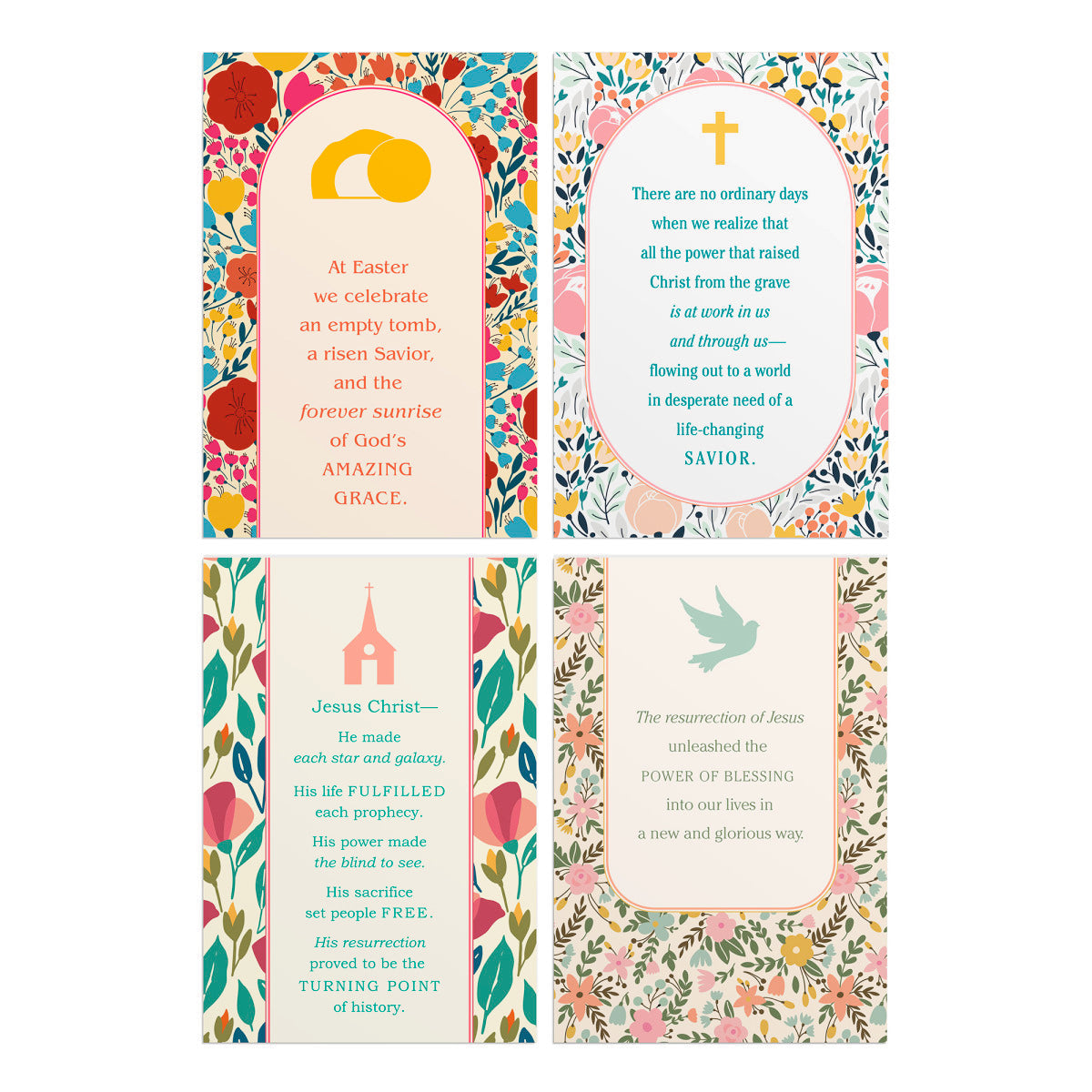 Easter - Sunrise of God's Grace - 12 Boxed Cards (KJV) - The Christian Gift Company