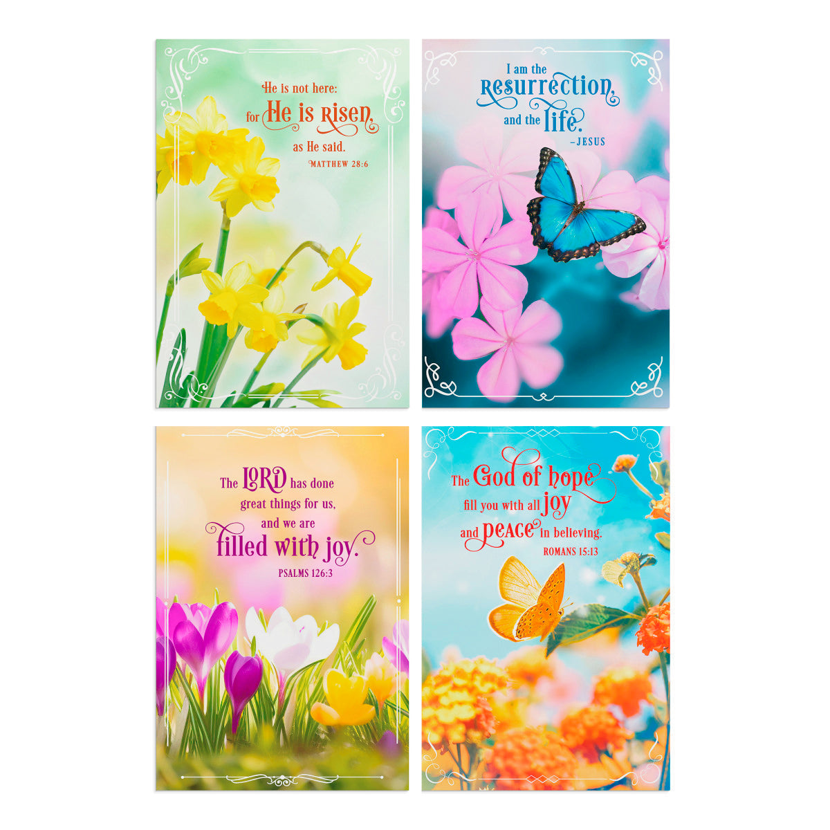 Easter - Springtime Inspired Assortment - 12 Boxed Cards - The Christian Gift Company