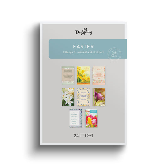 Easter Assortment - 24 Boxed Cards - The Christian Gift Company