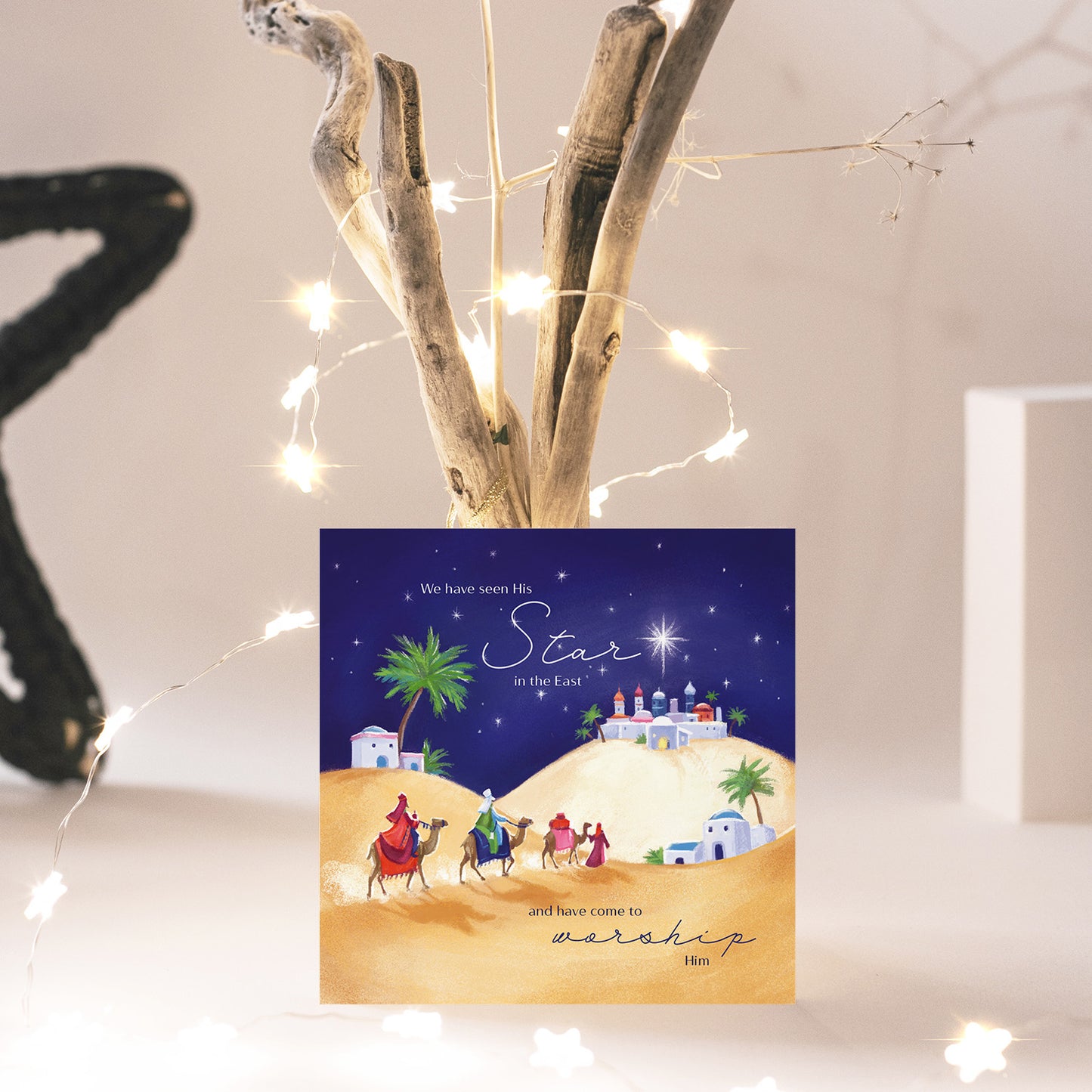 Compassion Christmas Card: Follow The Star (pack of 10) - The Christian Gift Company