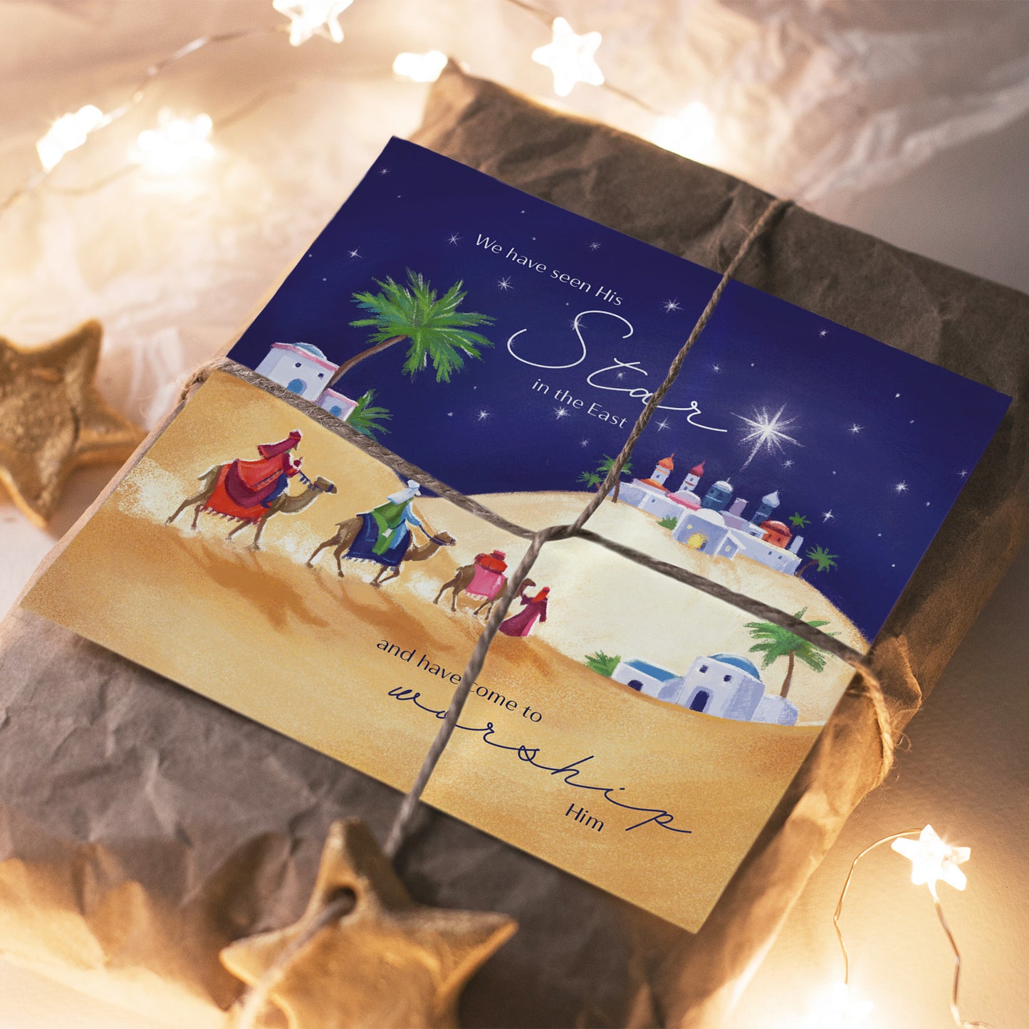 Compassion Christmas Card: Follow The Star (pack of 10) - The Christian Gift Company