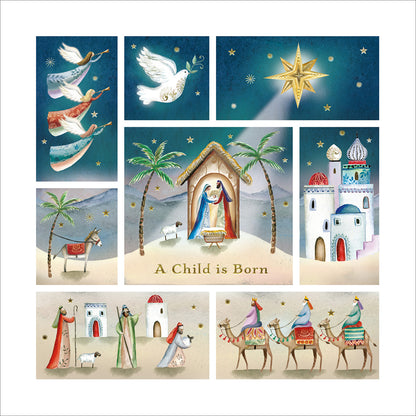 Compassion Christmas Card: A Child Is Born (pack of 10) - The Christian Gift Company