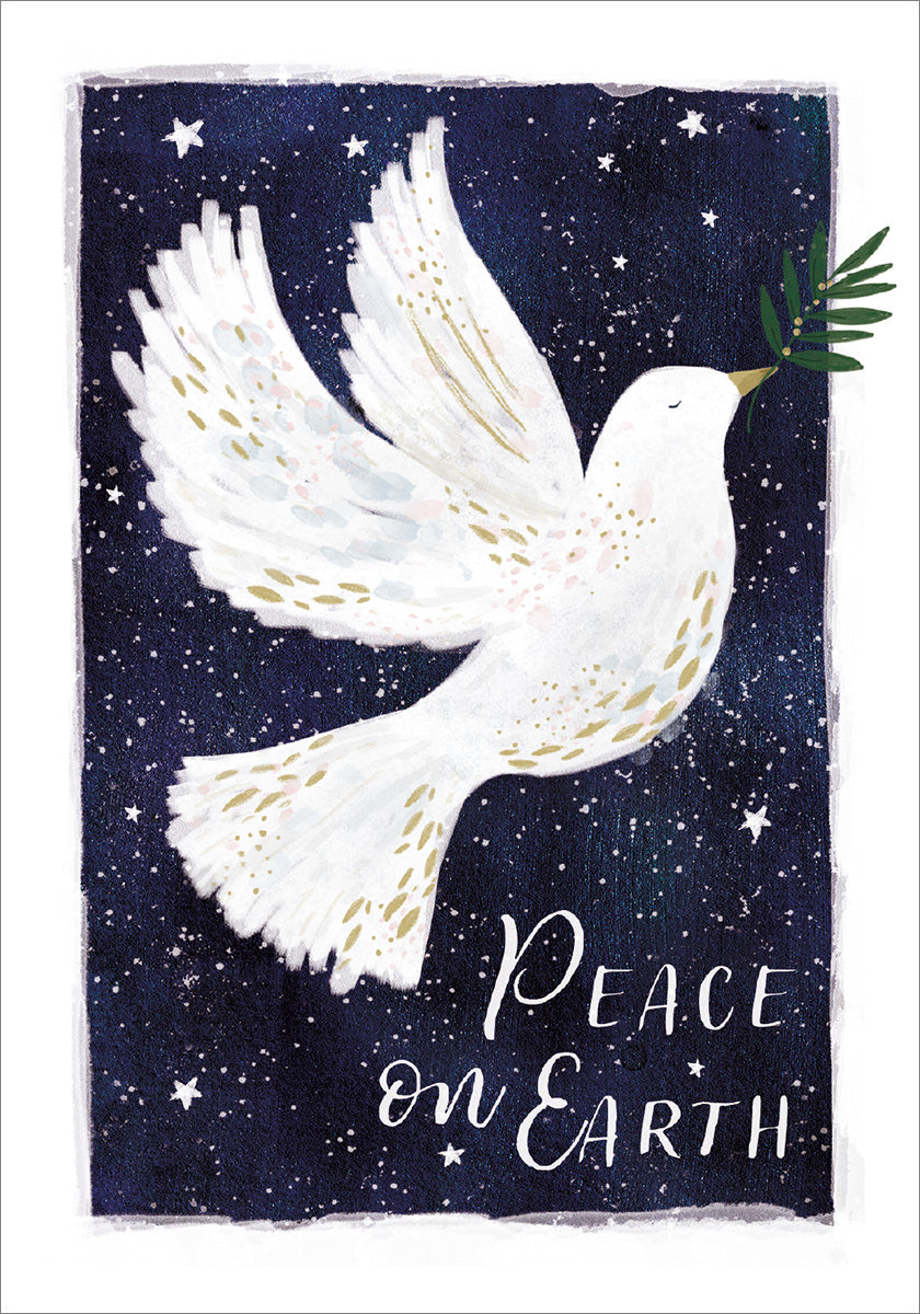 Compassion Christmas Card: Peace Dove (pack of 10) - The Christian Gift Company