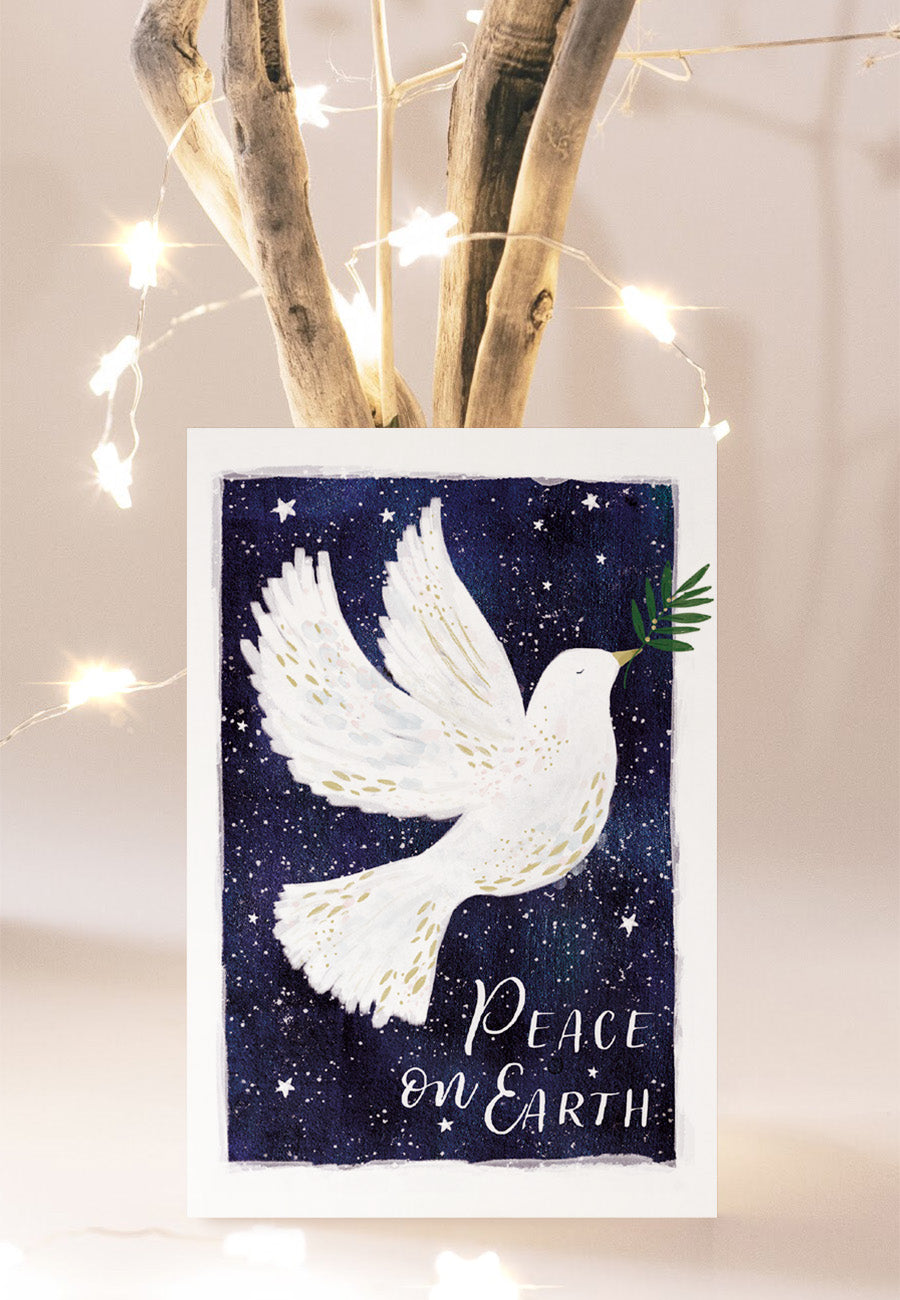 Compassion Christmas Card: Peace Dove (pack of 10) - The Christian Gift Company