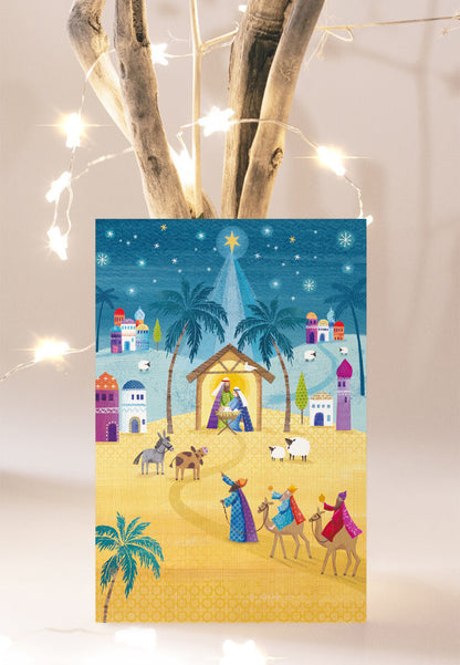 Compassion Christmas Card: Follow The Star (pack of 10) - The Christian Gift Company