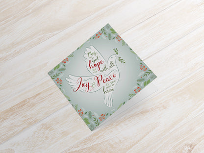 Compassion Christmas Card: Joy And Peace Dove (pack of 10)