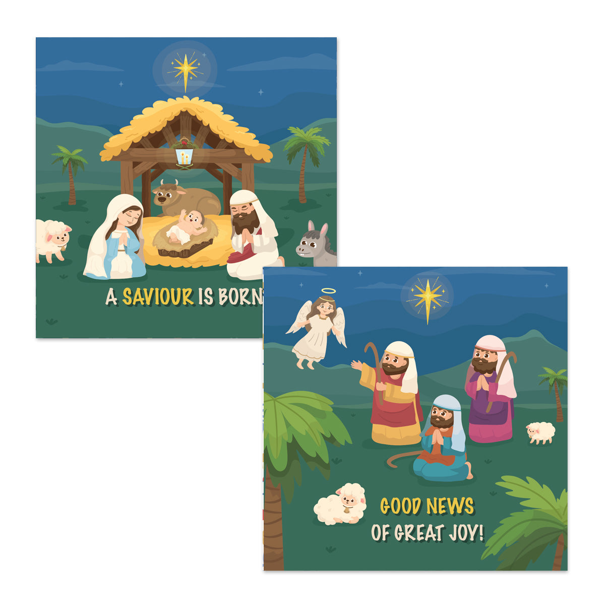 Compassion Christmas Cards: Cute Nativity (pack of 16)