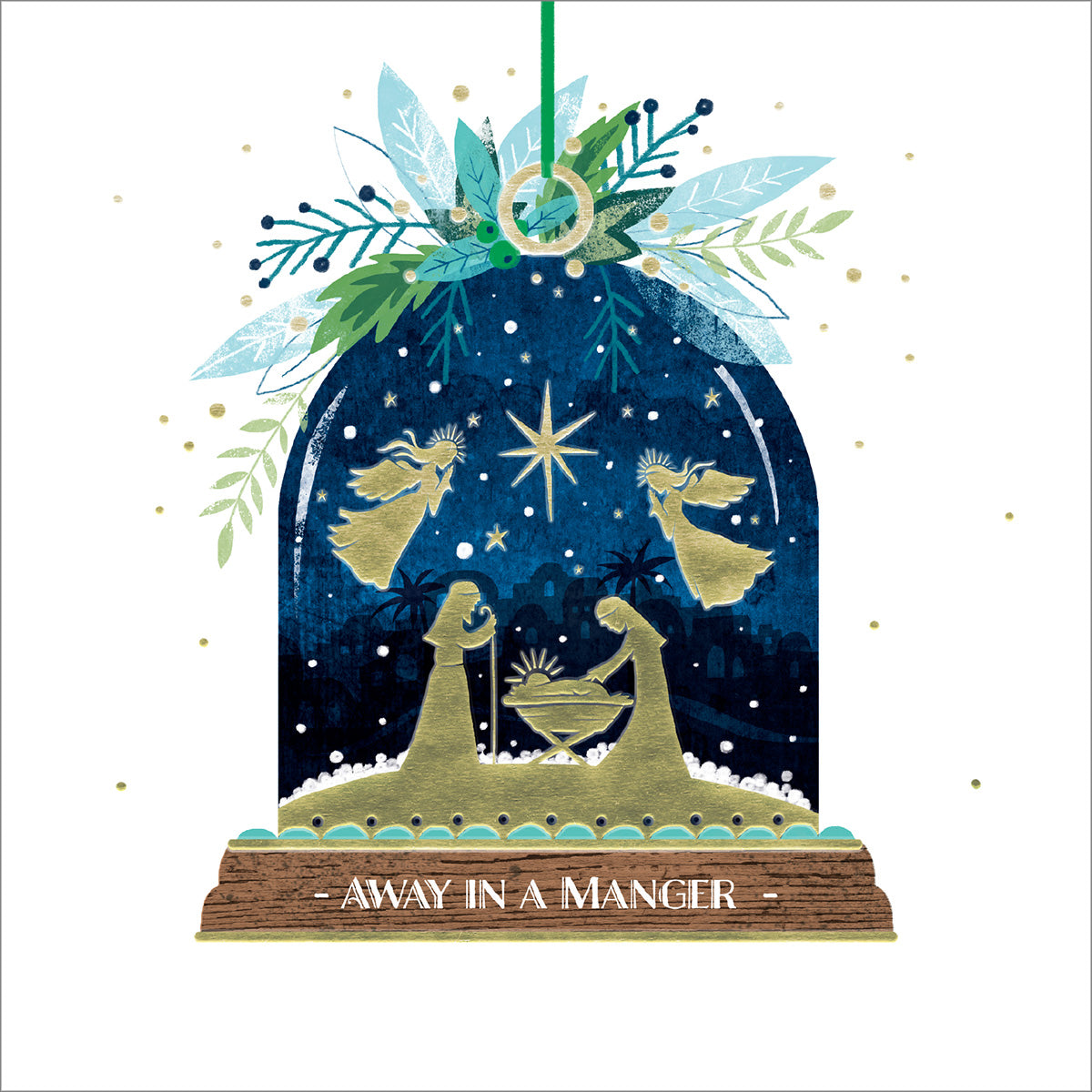 Compassion Christmas Card: Away In A Manger (pack of 10)