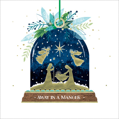 Compassion Christmas Card: Away In A Manger (pack of 10)