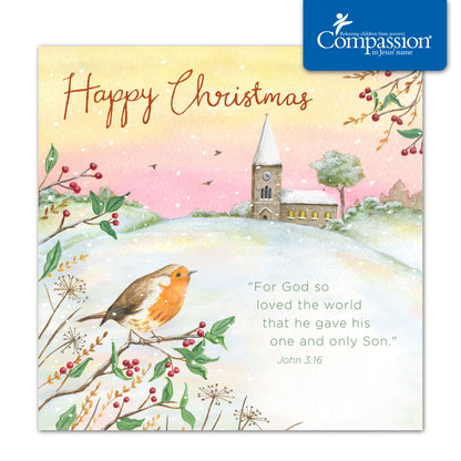 Compassion Christmas Card: God So Loved (pack of 10)