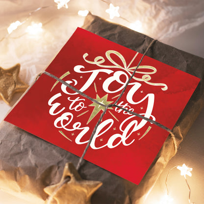 Compassion Christmas Card: Joy Bauble (pack of 10) - The Christian Gift Company