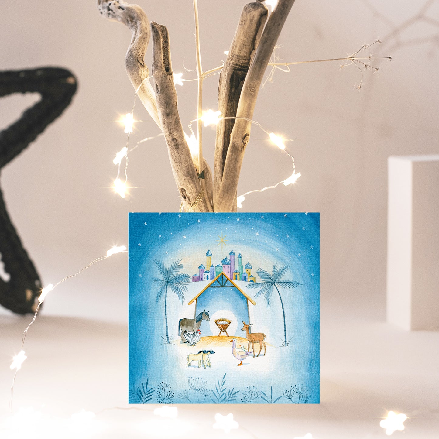 Compassion Christmas Card: Around the Manger (pack of 10)